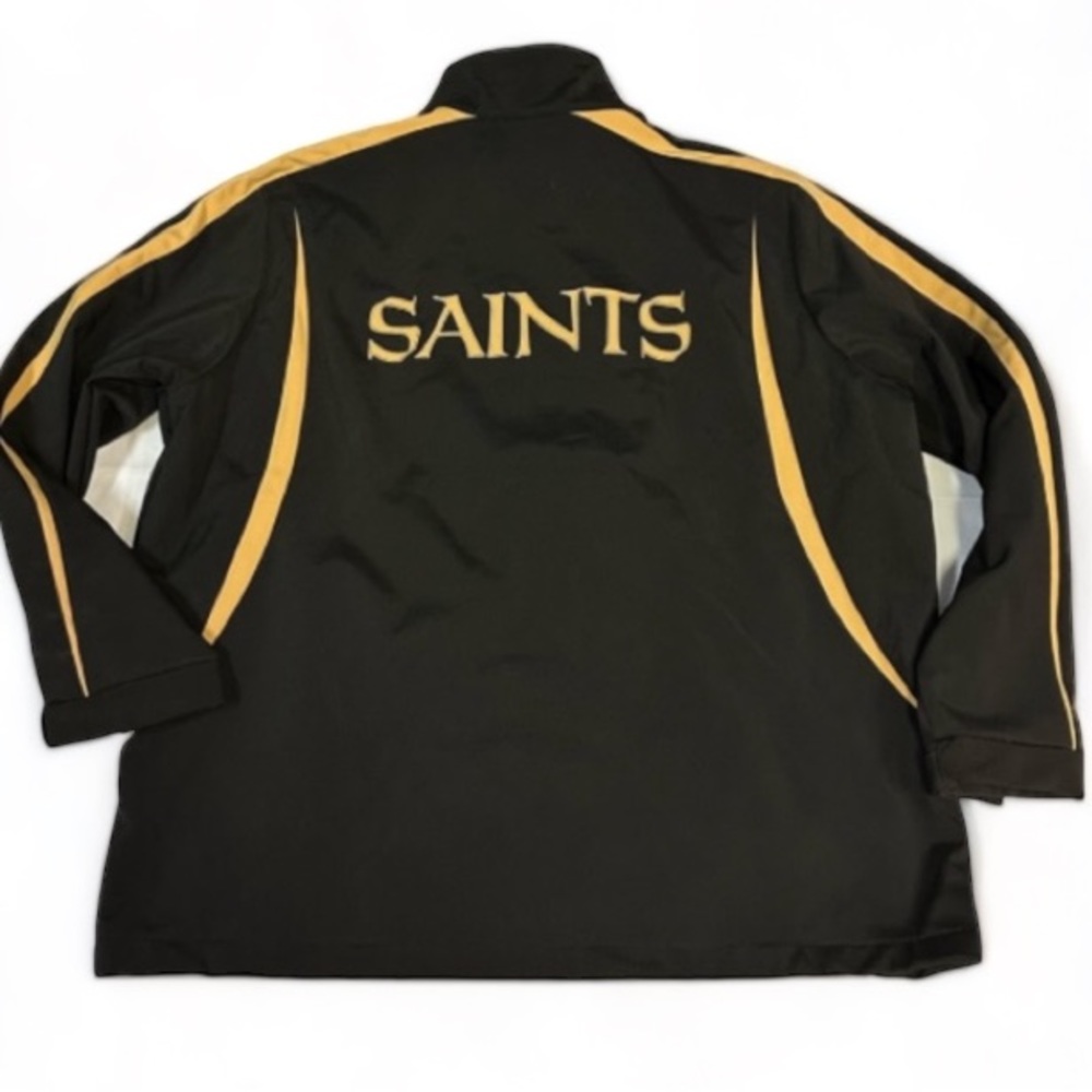 NEW NFL New Orleans Saints Men’s Jacket With Pockets | Zipper Plus Size 3XL NWOT